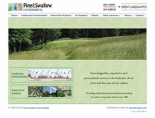 Tablet Screenshot of pineandswallow.com